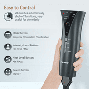FIT KING Leg Massager for Circulation, Calf Air Compression Massager with Heat, Gift for Mom Dad Women Men FSA/HSA Eligible