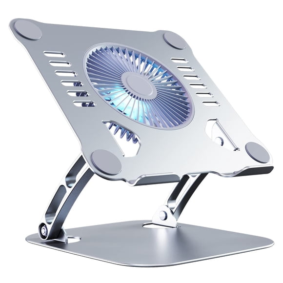 Soporte de refrigeración para computadora portátil SHUWEI con ventilador de 3 velocidades ajustable en altura