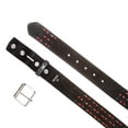 thumbnail image 4 of Snap On 1 1/2"-38mm Checkerboard Punk Rock Studded Belt, 4 of 5