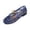 Dark Blue, variant on CHWshoes Women's Floral Embroidered Mesh Mary Jane Flats Square Toe Buckle Strap Breathable Ballet Shoes for Dressy Trendy Work Office Wedding Daily Ballerina,Dark Blue Size 41