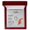 thumbnail image 1 of To My Daughter Take a Step Forever Necklace w Message Card, 1 of 8