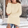 thumbnail image 1 of LIJCC Chandail à Manches Longues Surdimensionné pour Filles, Col Rond, Tricot Douillet, Chaud et Confortable, Ample, Moelleux, Mode Décontractée, Automne, 1 of 4