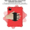 thumbnail image 4 of Dteck Case for iPad Pro 11-inch 3rd Generation/Pro 11" 2020/2018,Shockproof EVA Hybrid Hand Pull 360 Rotatable Kickstand Cover for iPad Air 4th Gen 10.9" with Adjustable Shoulder Strap,Red+Black, 4 of 6