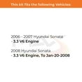 thumbnail image 2 of Max Advanced Brakes - Brake Kit for 2006 2007 Hyundai Sonata 3.3L 2008 Sonata 3.3L To Jan-20-2008 Front and Rear Replacement Geomet Coated Disc Brake Rotors and Ceramic Brake Pads, 2 of 9