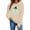 Khaki Sweatshirts, variant on Jsaierl Women's Halloween Sweatshirts Plus Size Ghost Print Pullovers Soft Loose Fit Crewneck Long Sleeve Shirt Tops Halloween Party Supplies, Sizes S-2XL