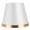 Gray, variant on M Buder Modern Fabric Empire Lamp Shade for E27 Table Lamp Floor Light, Inner PVC Coating, Replacement Lampshade (Upper 6.3 in, Lower 10 in) - Black