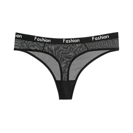 

Womens High Waist Mesh Underwear Womens Underwear Comfortable Lace Thong