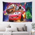 thumbnail image 1 of Tapiz de pared de Cars Lightning Mcqueen, decoración para fiestas, pancarta para sala de estar, dormitorio, fondo, tapiz para decoración de pared del hogar, tamaño único, 1 of 5