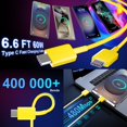 thumbnail image 3 of Cargador rápido USB C Ubearkk 25W para Samsung Galaxy S24 Amarillo, 3 of 6