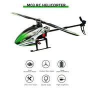 Angle View: JJRC M03 RC Helicopter BNF 6CH Brushless Aileronless Aircraft 3D 6G Stunt Helicopter No Remote Control Helicopter for Adult