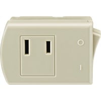 Leviton 1469-I Non-Grounding Polarized Switch Tap, 125 V, 13 A, Ivory