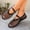 Black, variant on EKVAHL Mesh Ballet Flats for Women Breathable Hollow Sandals Slip on House Slippers Dressy Ballerina Shoes Low Top Buckled Straps Lightweight Summer Shoe