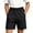 A Black, variant on Boys School Uniform Shorts 10-12,Breathable Solid Color Side Pockets Summer Shorts Khaki