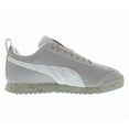 thumbnail image 2 of Puma Roma Charcoal & Paint GS Boys Shoes Size 4.5, Color: Ash/Feather Gray, 2 of 5