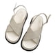 thumbnail image 2 of Sandalias de tiras cruzadas para mujer, sandalias de tiras cruzadas para mujer, sandalias de tiras cruzadas con suela gruesa, sandalias casuales de cuero para mujer, resultados impresionantes, 2 of 9