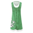 thumbnail image 5 of OPK73a Faux Denim Dresses for Women, Womens Summer Dress Sleeveless Floral Loose Denim Printed Tank Dress for Women Juniors Casual Flowy Loose Sundress 2024 Trendy Vacation Dresses S-3XL, 5 of 5