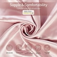 thumbnail image 4 of EazyTech Satin Silk Pillowcase for Hair and Skin Care, Standard Size 20x28inch, Super Soft Pillow Case with Envelope Closure, & Fade-Resistant, 4 of 4