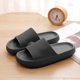 thumbnail image 3 of Pantuflas unisex con almohadas, antideslizantes, de secado rápido, para baño, color negro, 36/37, 3 of 4