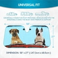 thumbnail image 5 of BDK 2 Dogs Driving Folding Car Windshield Sun Shade with 2 Side Car Window Shades for Baby - Cute Jumbo Sunshade for Car to Protect Interior & Keep your Vehicle Cool 58" x 27", 5 of 6