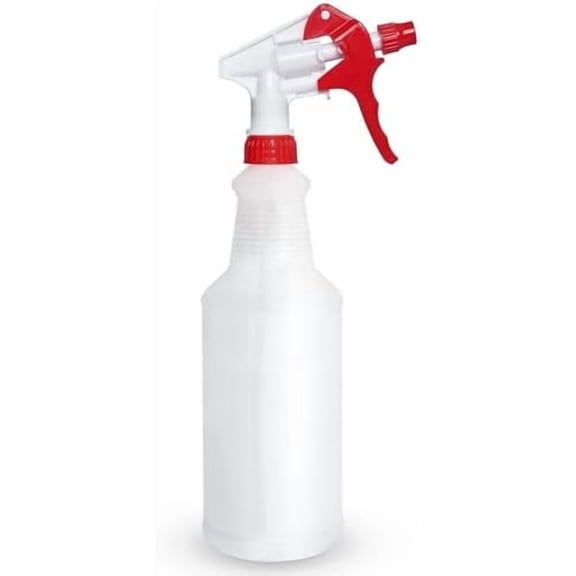 32 OZ Empty Plastic Spray Bottle, Heavy Duty with Adjustable Spray Nozzle, Chemical Resistant, All Purpose, Professional for Cleaning, Planting & Chemical Solutions$$Garden &