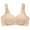 01#Beige, variant on Everyday Bras for Women Comfort Convenient Front Closure Bra Plus Size Breathable Soft Non Wired Bras Ladies Full Coverage Leisure Daily Bralettes