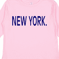 thumbnail image 4 of Inktastic New York in Blue Text Boys or Girls Long Sleeve Toddler T-Shirt, 4 of 5