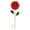 💖 Red_New#710, variant on Blaxill Metal Garden Stake Sunflower Flower Decor | Blue Hand-Painted Iron Sculpture | Rust-Proof Multi-Layer Molded | Courtyard Planter Accent | 20cm x 69cm | 1 Piece