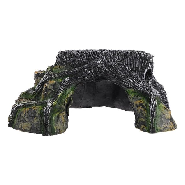 Mobutofu 1Set Dark Green Turtle Stand for Turtle Docks for Basking and Pet Care