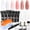 Natural Tone, variant on modelones Poly Gel Nail Kit 6 Colors with 8 W Nail Lamp Nail Extension Gel Kit Nude Clear Pink Natural Complete Starter Kit for Beginner Nail Thickening Solutions DIY at Home for Women