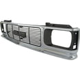 thumbnail image 3 of Grille For 1991-1994 Jimmy S15 Sonoma Chrome Shell w/ Gray Insert Plastic, 3 of 9