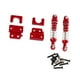 thumbnail image 4 of Juego de amortiguadores traseros RC Modelo de coche RC 1/12 Piezas de repuesto Modelo de repuesto Juguete Crawler rojo, 4 of 9