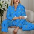 thumbnail image 6 of Sikiie Colorful Snake Women's Long-Sleeve Shirt and Full-Length Bottom Pajama Set (s-xxl)-XX-Large, 6 of 7