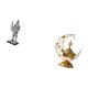 thumbnail image 5 of Estatua de caballero, figura de escritorio, pieza de arte de resina coleccionable, soporte de hierro para quemador árabe, adorno decorativo adecuado p, 5 of 8