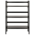 thumbnail image 3 of Winsome Terry 3-Tier Solid Wood Stackable and Folding Book Shelf in Black, 3 of 12