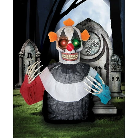 Light Up Creepy Clown Grave Breaker Halloween Decoration Walmart Com