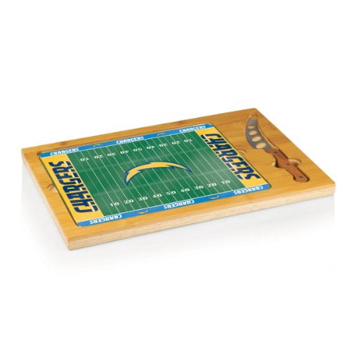 San Francisco 49ers - Icon Cutting Board/Tray and Knife Set by Picnic Time (Football Design)