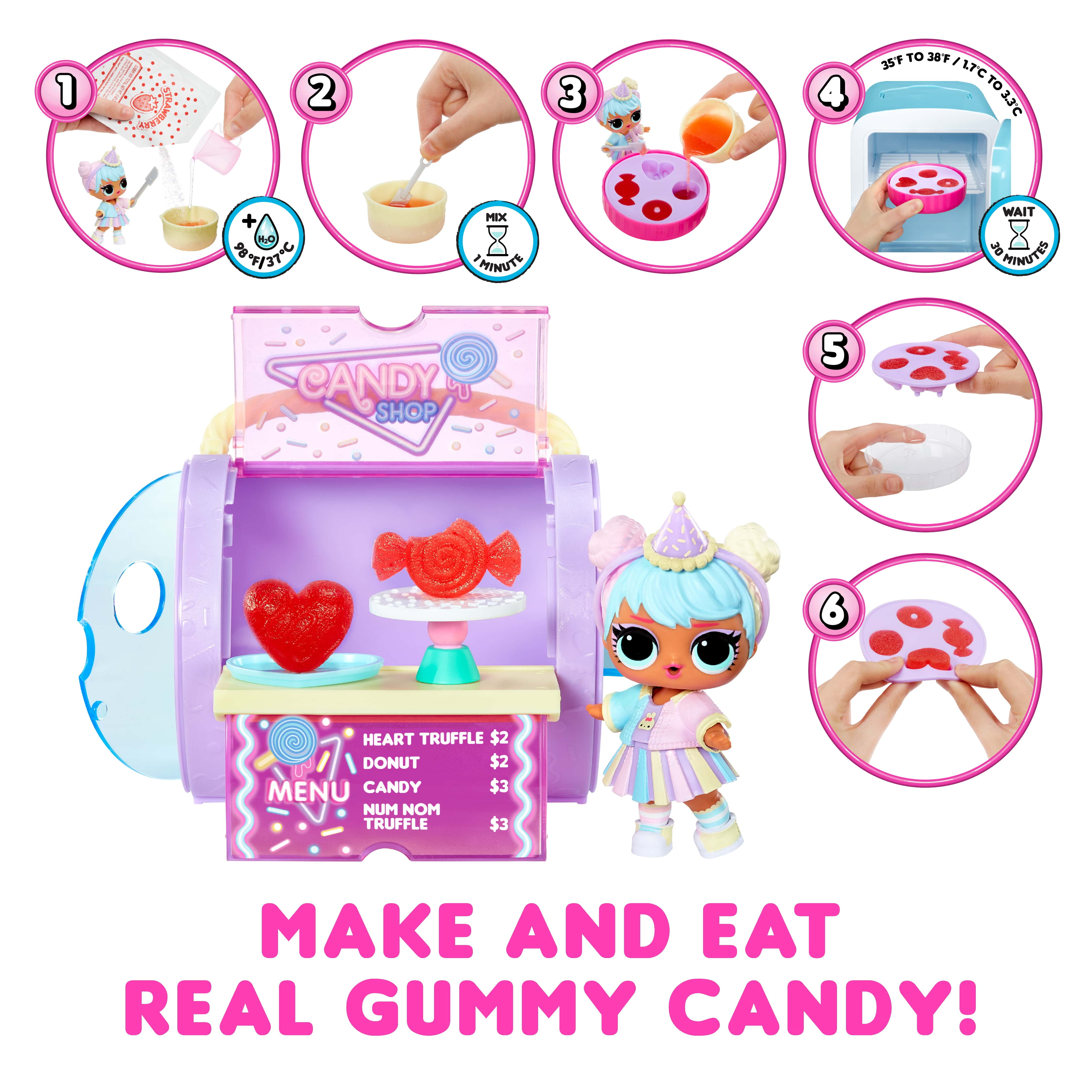 LOL Surprise Candy Surprise Tot Doll with DIY Gummie, Edible Candy, Ages 4+