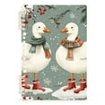 thumbnail image 7 of FORMRS 1-Subject Spiral Notebook 8" x 5" College Ruled 60 Refillable Sheet A5 Hard Cover, Winter Goose Scarves, 7 of 7