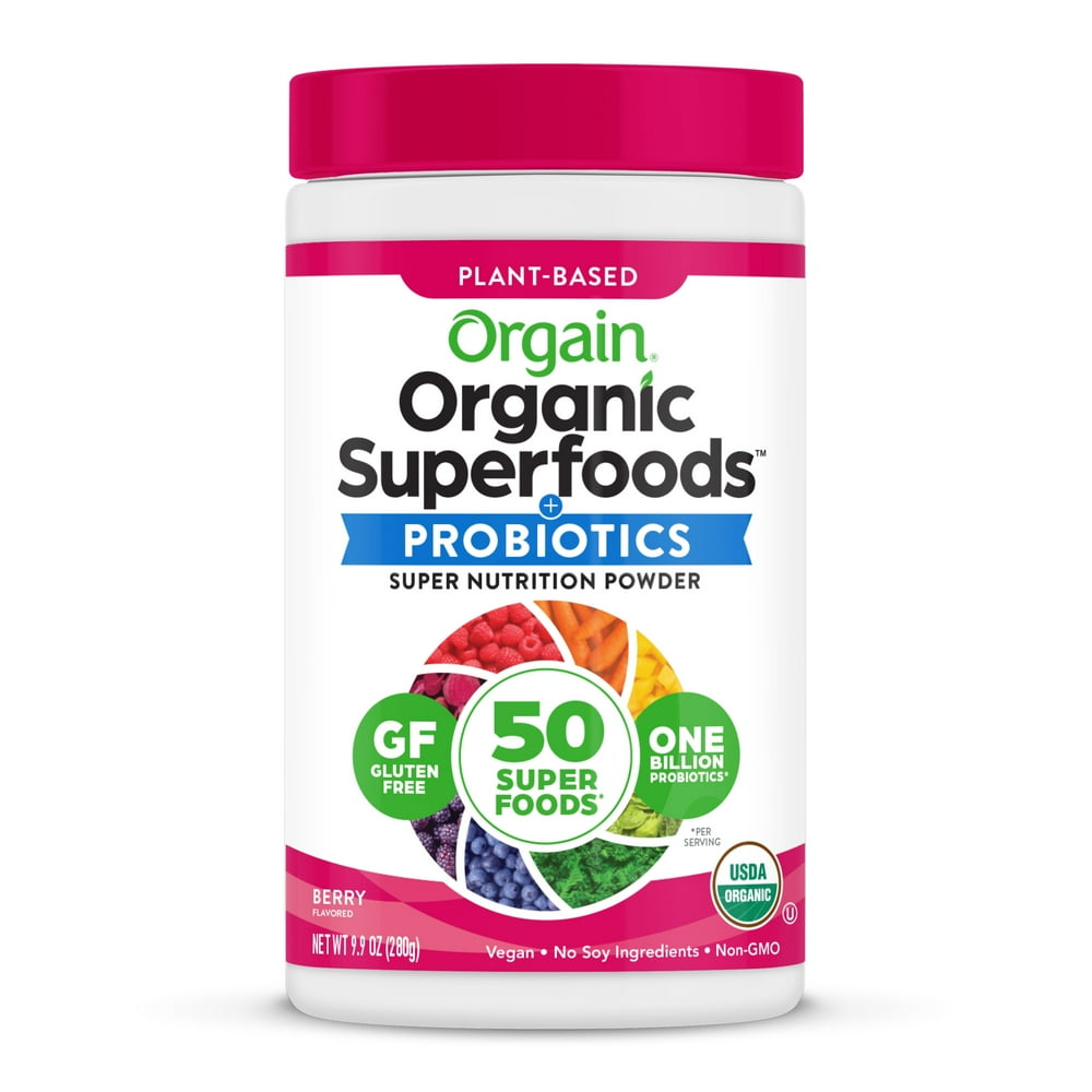 Orgain Organic Superfoods Berry Flavor AllInOne Super Nutrition, 0.62