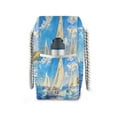 thumbnail image 3 of DIXRUYEE Beach Cooler Travel Tote Bags Beach Bag Fashion Ocean Breeze Regatta Printed, 3 of 7