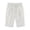 White, variant on biudgviw Bermuda Shorts for Women Drawstring High Waisted Knee Length Shorts Cuffed Hem Plus Size Comfy Linen Shorts with Pockets