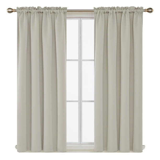 Deconovo Blackout Curtains Room Darkening Drapes and Window Curtains