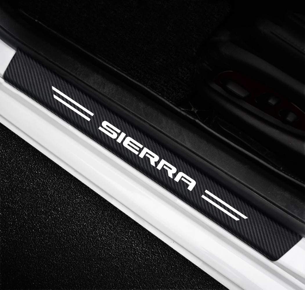 For Mazda CX-5 2013-2025 4PC Stainless Steel Door Sill Guards - Red Scuff Plate Protectors & Trim