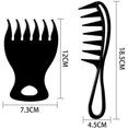 thumbnail image 2 of KAIYANG Peine de dientes anchos para hombres, peine antiestático para peinar, herramientas de peluquería para hombres, 2 piezas, 2 of 5