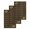 Brown, variant on Black Golden Floral Kitchen Dish Towels for Drying Dishes Set of 2, Modern Abstract Art Spring Flowers Waffle Weave Microfiber Hand Tea Bathroom Towels Quick Dry & Absorbent Towel 12x12