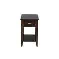 thumbnail image 2 of Jofran Merlot Warm Contemporary Chairside Table, 2 of 4