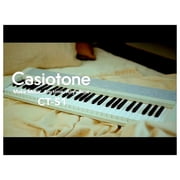 Casio CTS1 61-Key Portable Electronic Keyboard, Compact, Black