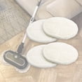 thumbnail image 1 of 4 almohadillas para fregar eléctricas, repuestos para fregar pisos, repuestos profesionales premium, almohadillas de fregado de 20,5 cm., 1 of 8