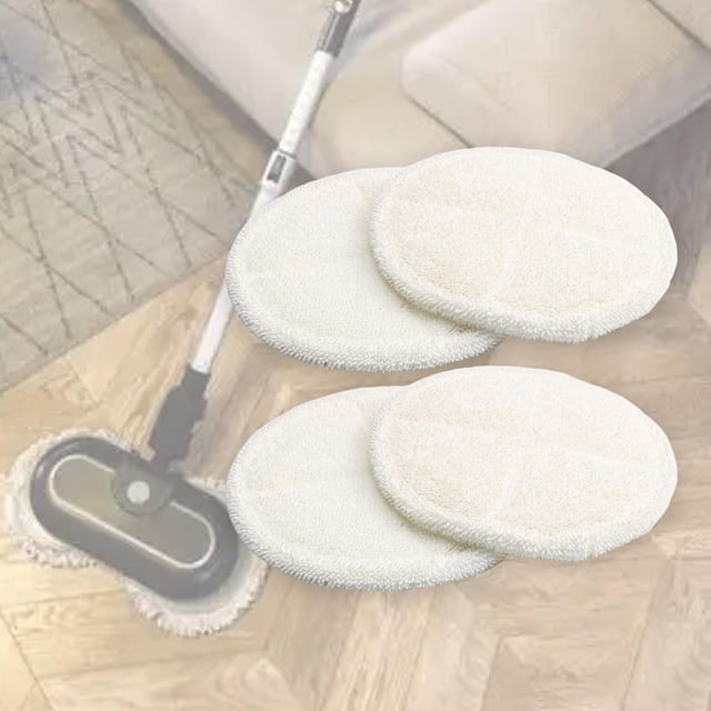 4 almohadillas para fregar eléctricas, repuestos para fregar pisos, repuestos profesionales premium, almohadillas de fregado de 20,5 cm.