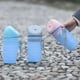 thumbnail image 5 of 550ML Botella de agua para perros, dispensador de agua portátil para perros con tazón plegable para beber para caminar, 5 of 5